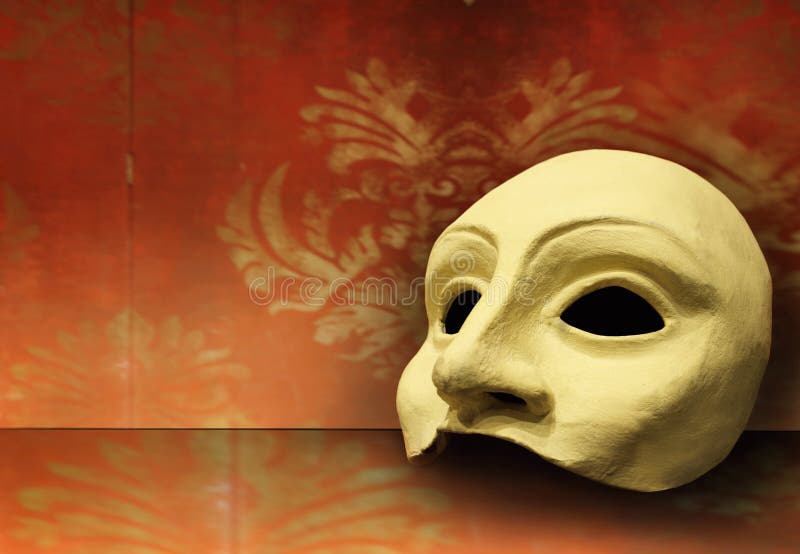 Theater mask stock image. Image of artistic, classic 34544085