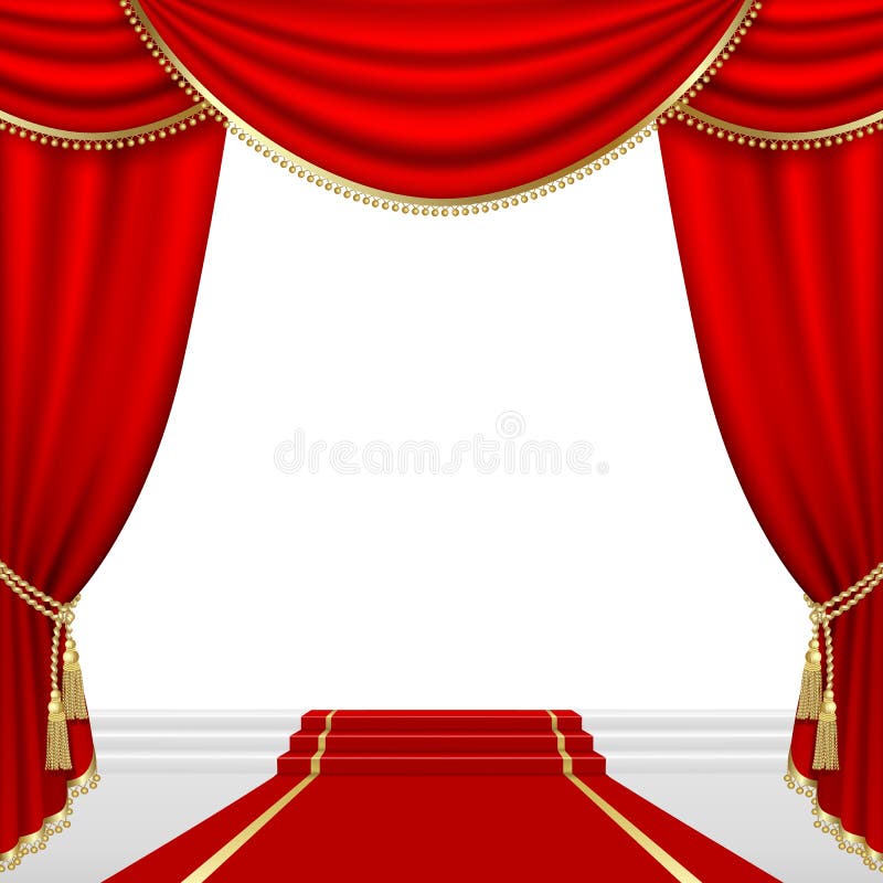 Theater stage. Mesh. royalty free illustration