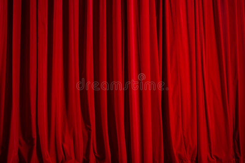 Theatre curtain of red velvet royalty free stock image Theatre curtain of red velvet royalty free stock image