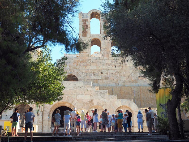 Theatre Herodes Atticus, Ateny, Grecja fotografia stock Theatre Herodes Atticus, Ateny, Grecja fotografia stock