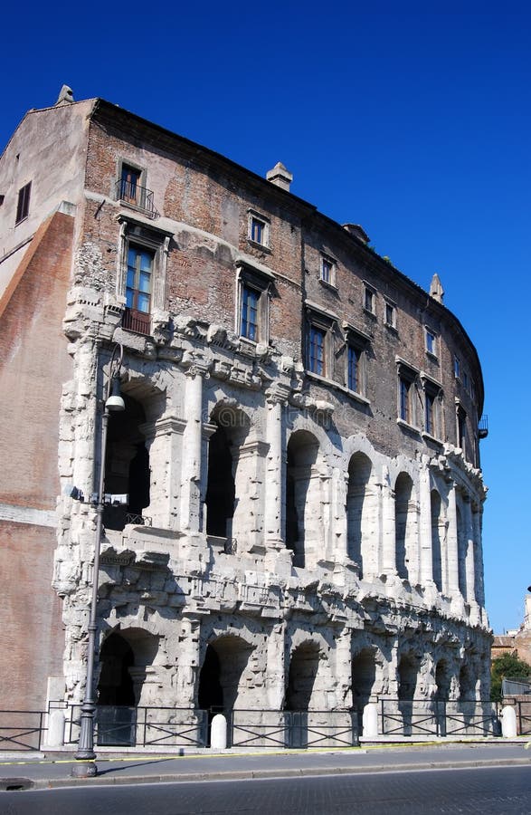 Theatre of Marcellus (Rome, Roma) royalty free stock image