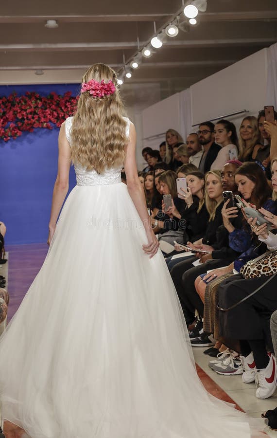 Theia Bridal Fall 2020 royalty free stock images Theia Bridal Fall 2020 royalty free stock images