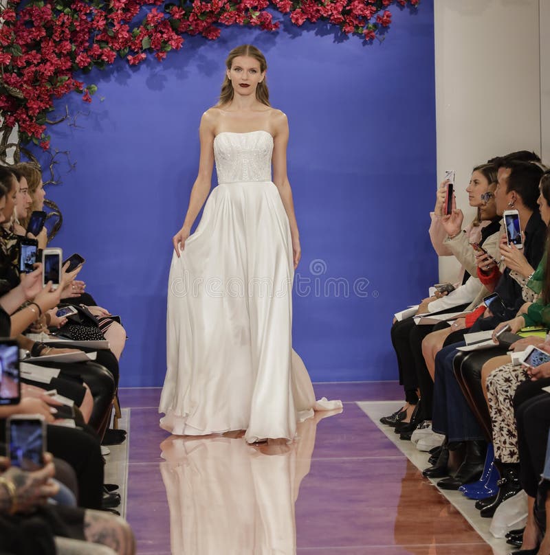 Theia Bridal Fall 2020 stock photo Theia Bridal Fall 2020 stock photo