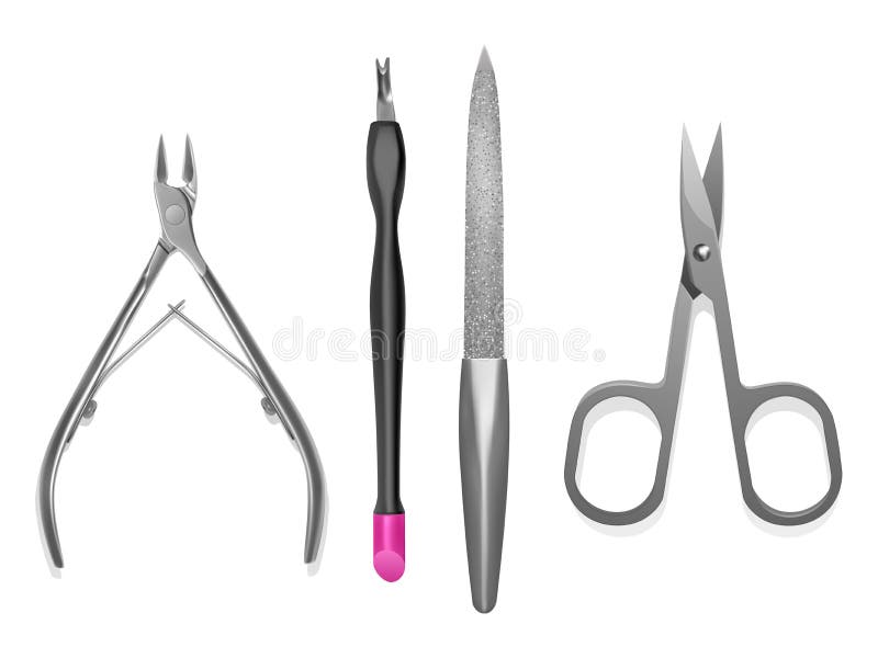 Manicure Tools Stock Illustrations – 2,775 Manicure Tools Stock ...