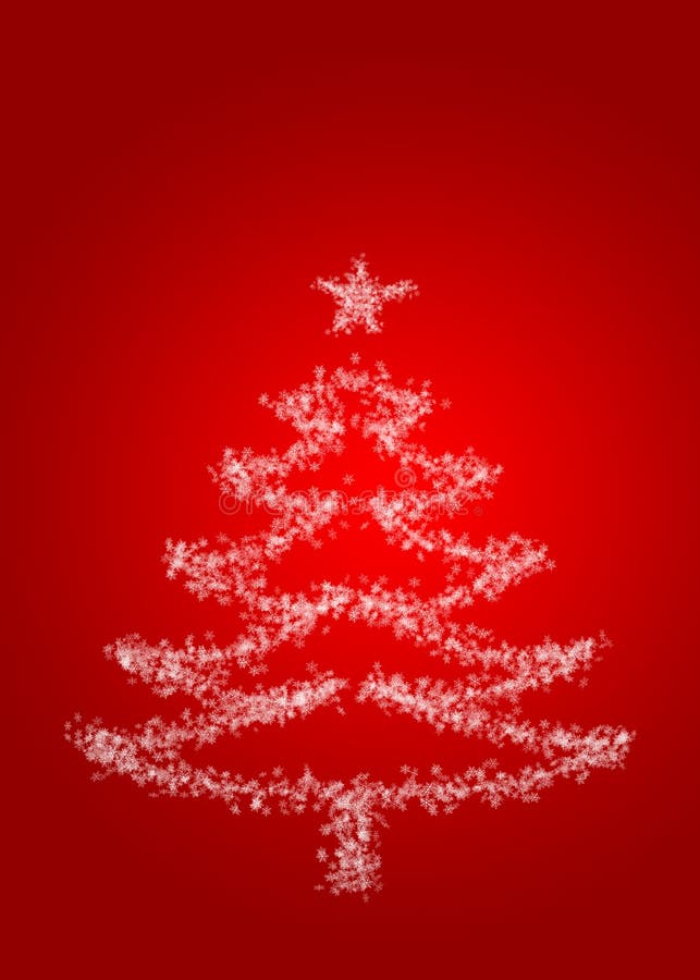 Themed kort för jul, vinternärmare detalj, snöflinga, julträd och röd bakgrund stock illustrationer Themed kort för jul, vinternärmare detalj, snöflinga, julträd och röd bakgrund stock illustrationer