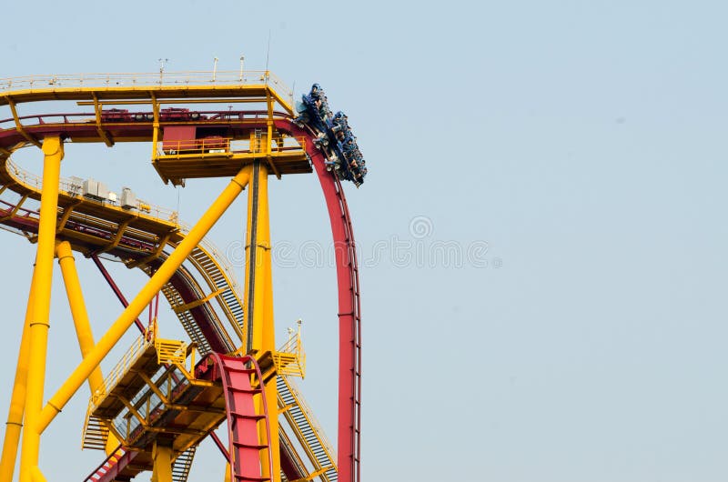 Themepark editorial photo. Image of ride, thrill, valley - 49262541