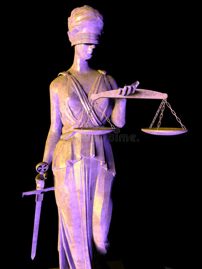 Themis la dea della giustizia illustrazione vettoriale Themis la dea della giustizia illustrazione vettoriale