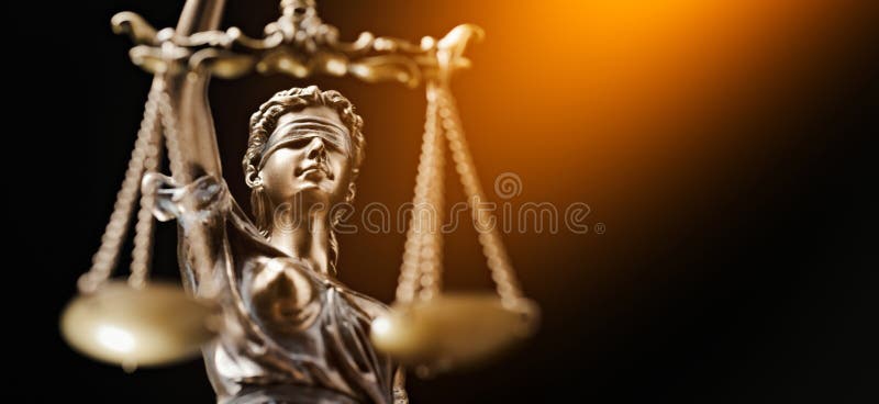 Themis Statue Justice Scales Law advokat Business Concept royaltyfri foto