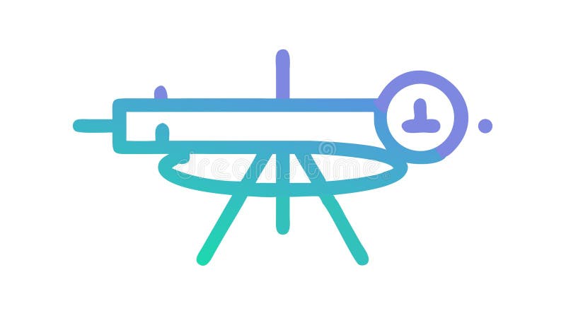 An icon of a surveying tool, a theodolite, with a compass, representing precision mapping, surveying, and engineering. Suitable for construction companies, land development, or geological studies, highlighting accuracy in measurement and site planning, vector design Generative AI. Theodolite logo vectors