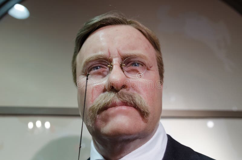 Theodore Roosevelt-Wachsfigur lizenzfreie stockfotografie Theodore Roosevelt-Wachsfigur lizenzfreie stockfotografie