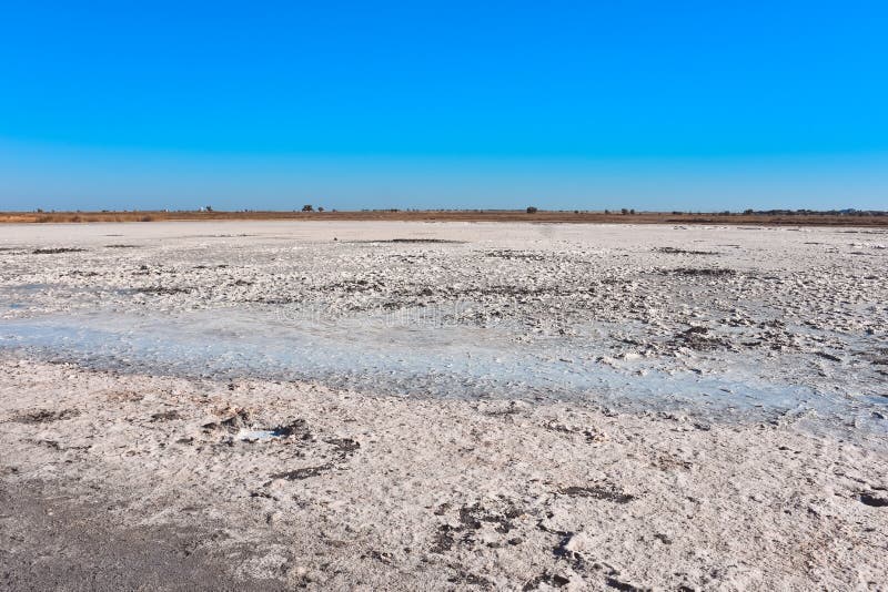 Therapeutic Mud in Dried Salt Lake, Salt Lake, Bottom of Salt Lake