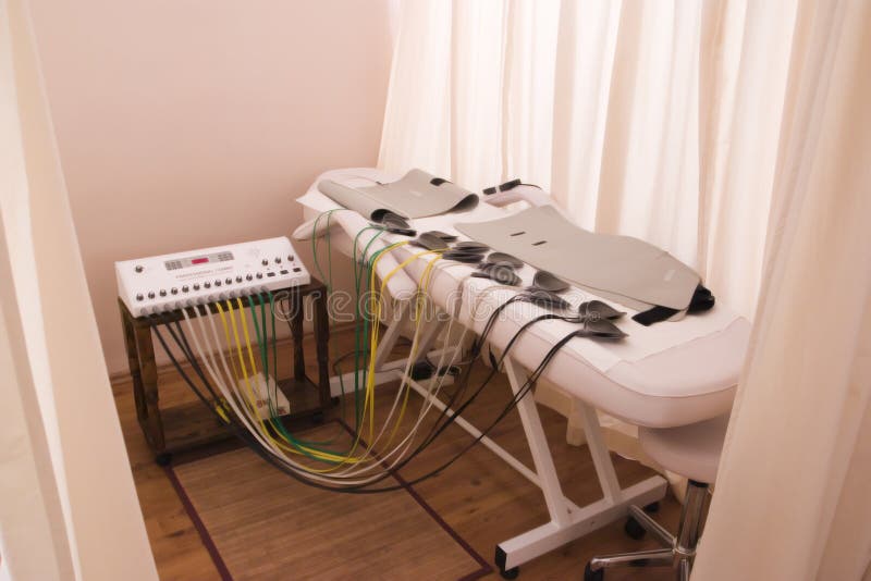 Therapy bed stock photo. Image of device, hotel, electronics 3813942