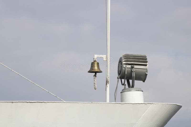 Bell on the ship stock photo. Image of boat, river, business 27276566