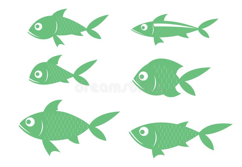 Various Cute Fishes Collection 3 Stock Vector - Illustration of artwork