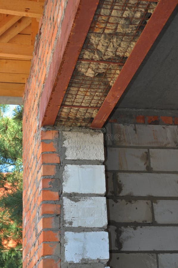 Thermal Bridges and Door Insulation in Home Construction. Stock Photo