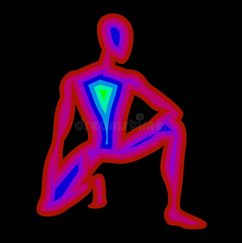 Thermal do corpo ilustração do vetor Thermal do corpo ilustração do vetor