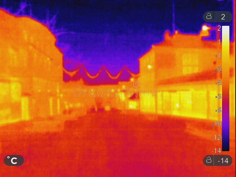 House Thermal Imaging Stock Photo by ©Suljo 105424362