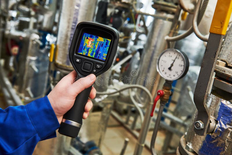 Thermal imaging inspection of water pump equipment