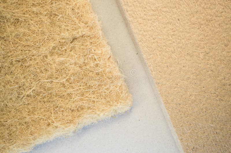 thermal insulating hemp fiber panels