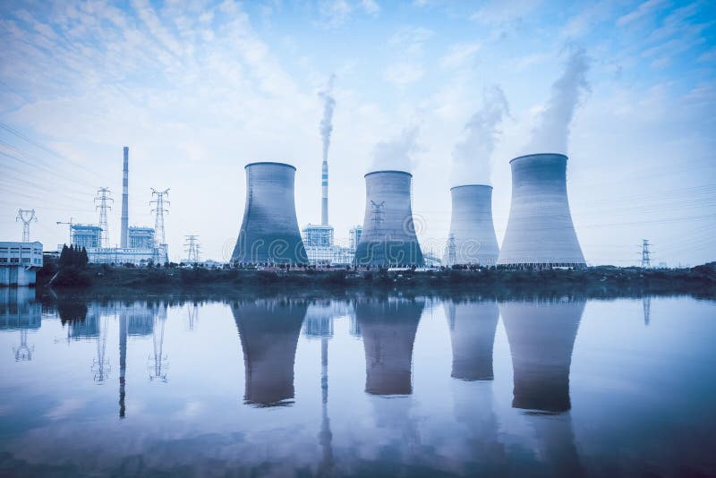 Thermal power plant royalty free stock photo Thermal power plant royalty free stock photo
