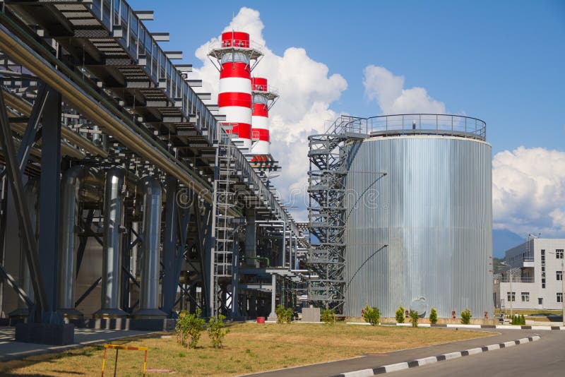Thermal power plant stock photo. Image of ecology, high - 35899710