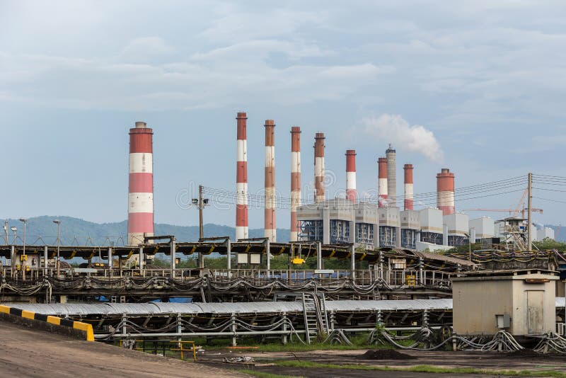 Thermal Power Plant. Mae Moh Coal Power Plant in Lampang Thailand Stock