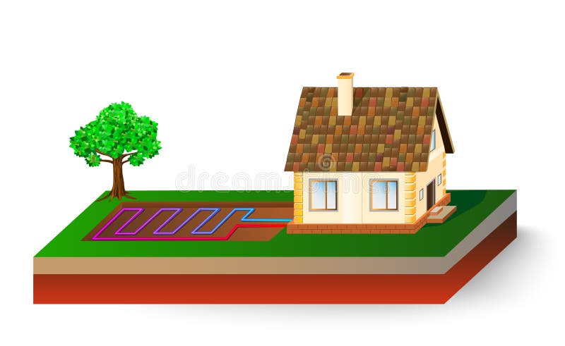 Thermal pump royalty free illustration Thermal pump royalty free illustration
