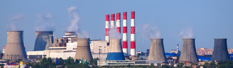Thermische Triebwerkanlage lizenzfreie stockfotos Thermische Triebwerkanlage lizenzfreie stockfotos