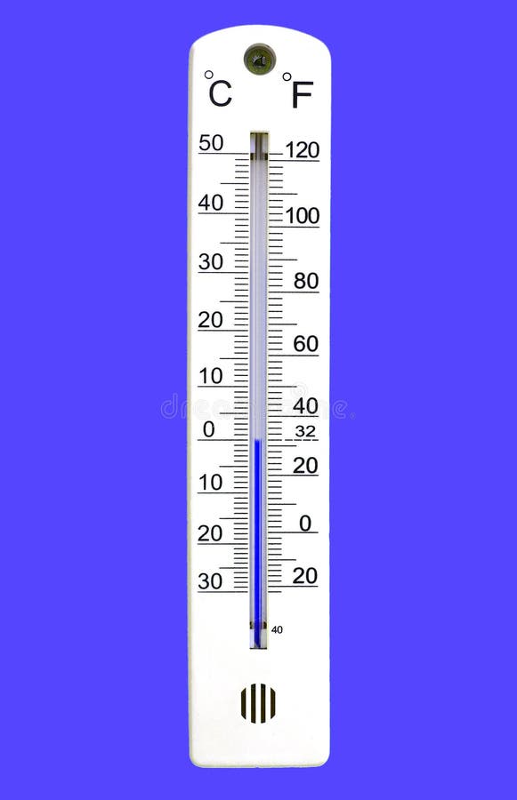 Thermomètre À Alcool De Ménage Avec Celsius, Isolé Sur Fond Blanc