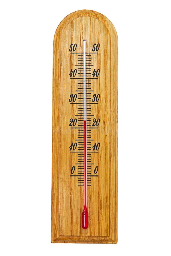 Thermometer isolated on the white background