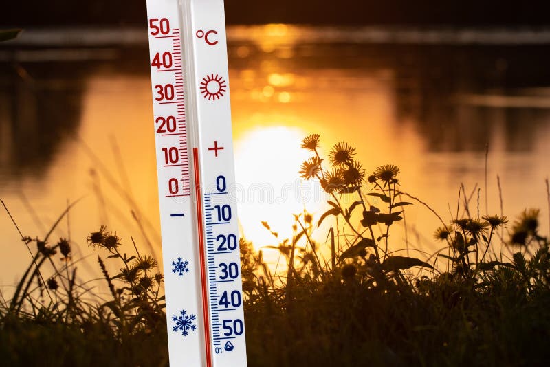 Небольшая температура вечером. Warm weather.