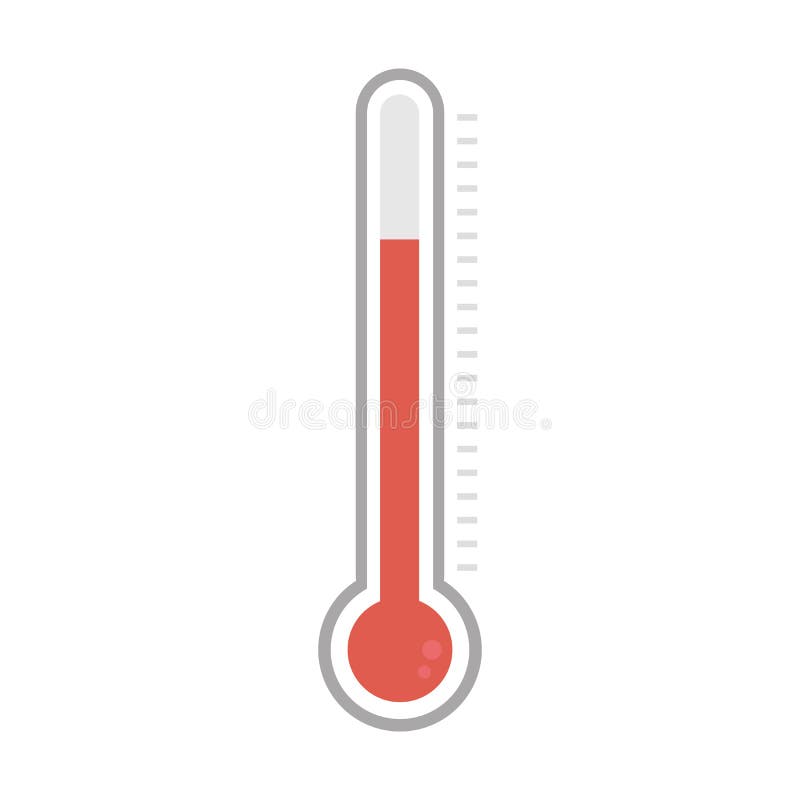 Thermometer icon , vector illustion flat design style.