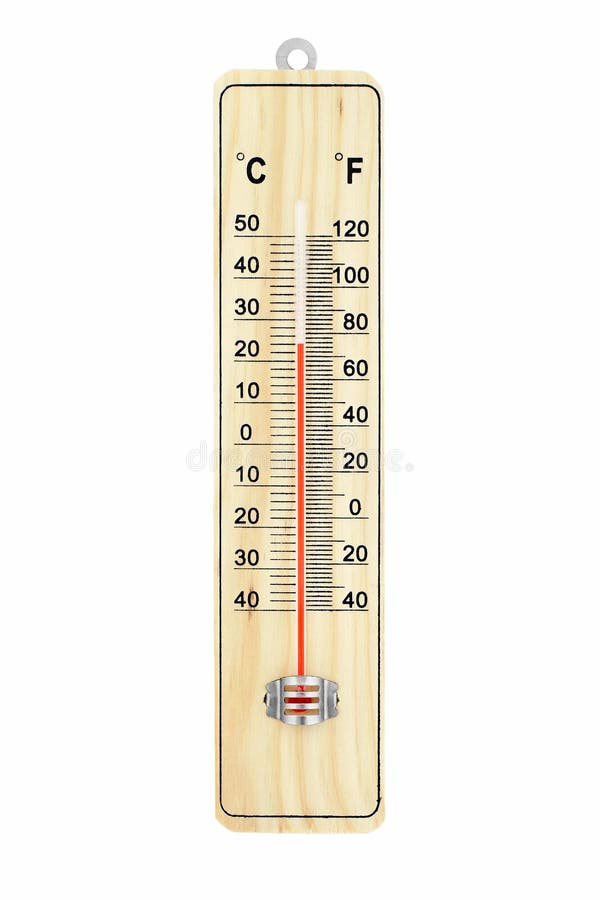 Wooden thermometer for air temperature measurement