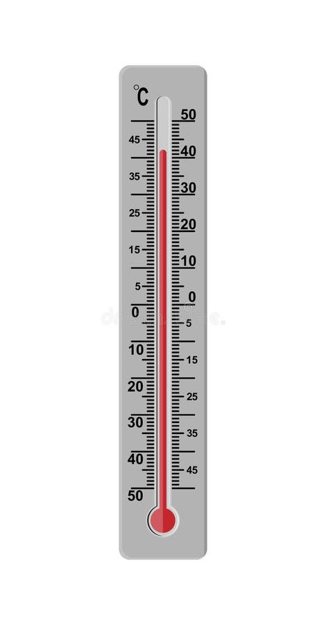 Thermometer for Measuring Indoor or Outdoor Air Temperature Stock Vector -  Illustration of perception, design: 154627116