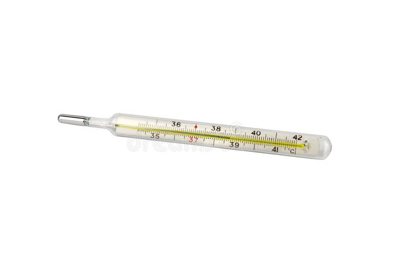 Glasthermometer Voor Het Meten Van De Temperatuur En Het Diagnosticeren