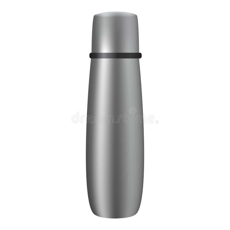 Download Thermos Bottle Mockup, Realistic Style Stock Vector ...