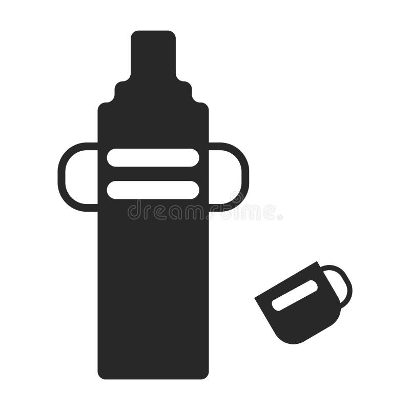 Vector sign of the thermos symbol is isolated on a white background. thermos  icon color editable. 9685738 Vector Art at Vecteezy