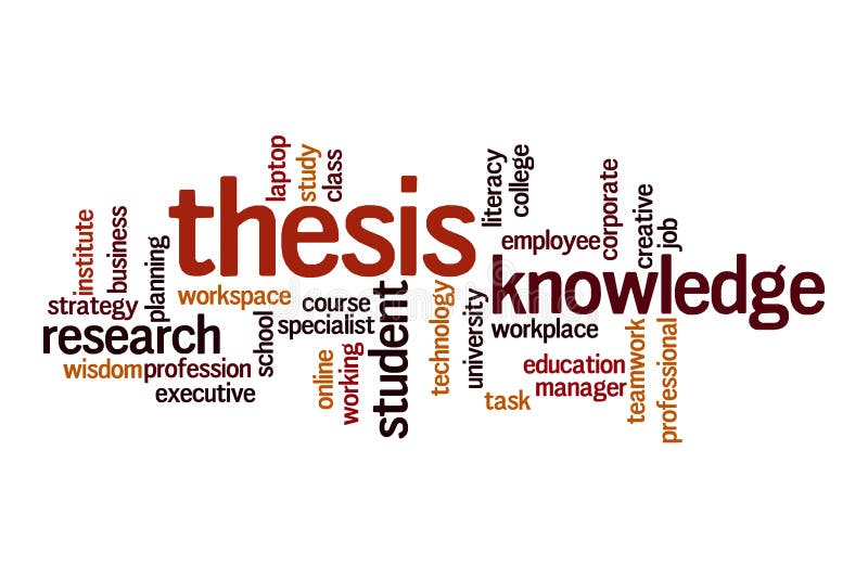 thesis statement word cloud