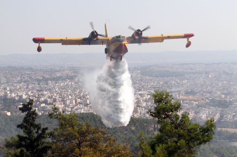 Plan Firefighting arkivbilder Plan Firefighting arkivbilder