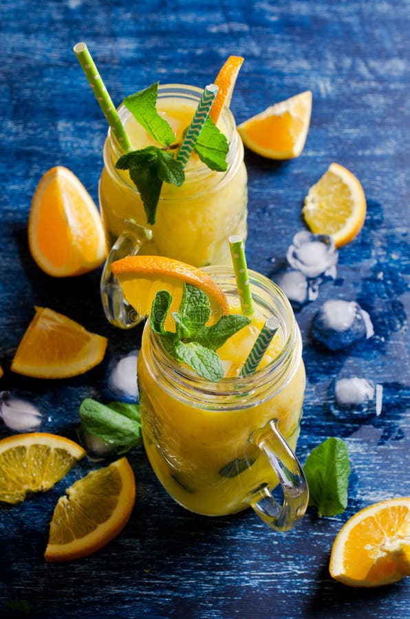 Thick Drink Made From Citrus Stock Image - Image of drink, cream: 65171915