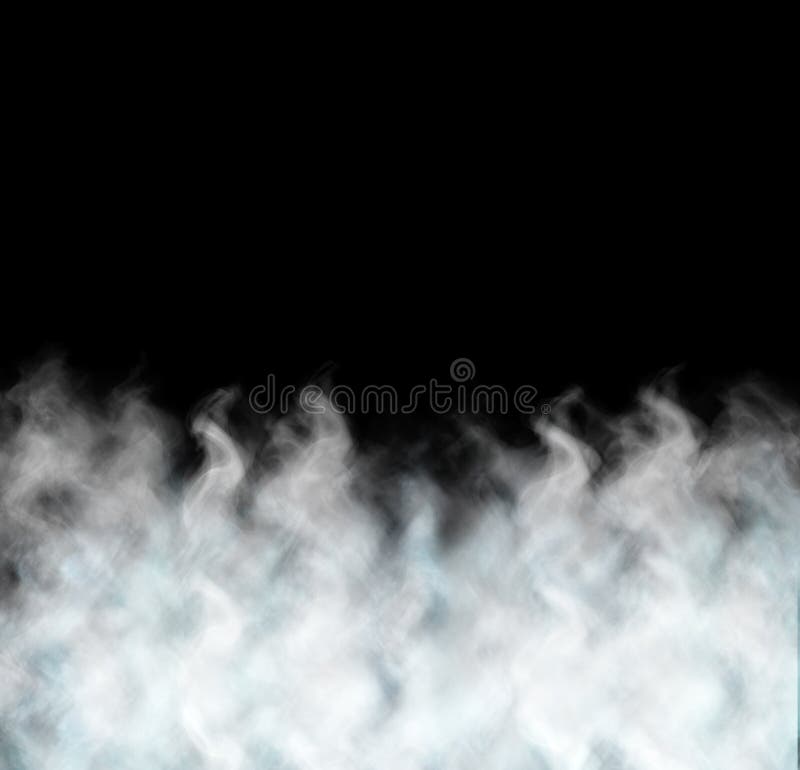 Thick Smoke on Black Background Stock Illustration - Illustration of  effects, ideas: 51273255