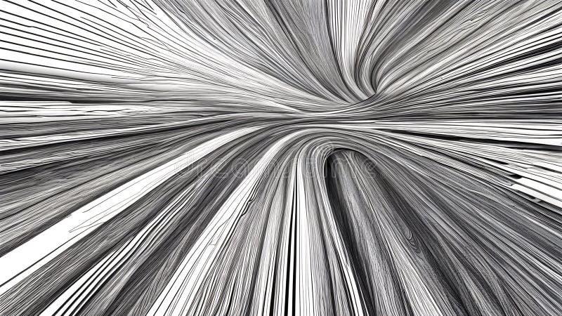 Illustration of Thick And Thin Lines Apartment Design