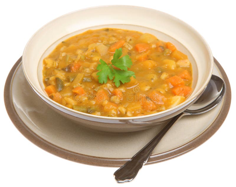 Thick Vegetable Soup stock photo. Image of dish, country 15509374