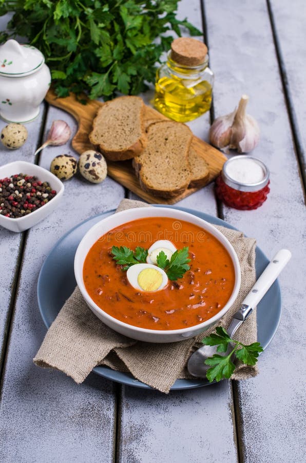 Thick Vegetable Soup with Cream Stock Photo Image of lunch, lean