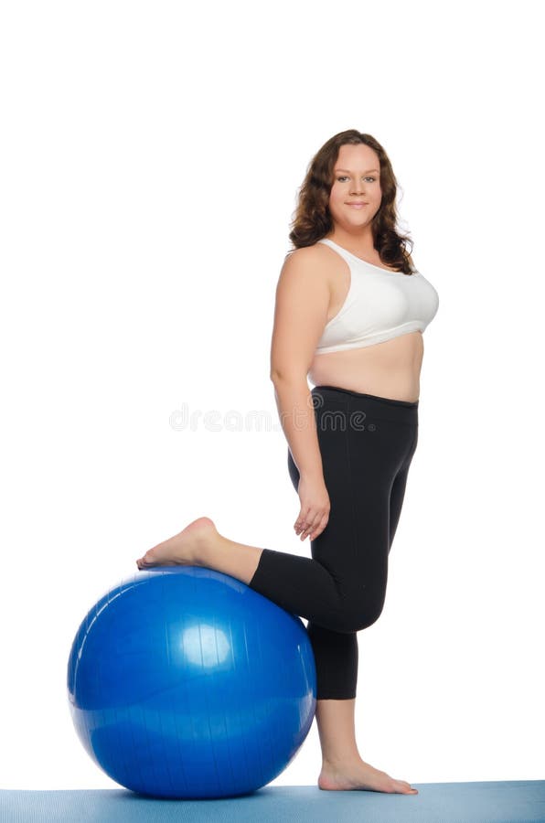 Thick Woman Exercising Stock Photos - Free & Royalty-Free Stock Photos from  Dreamstime