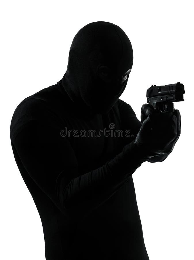 thief stock photo gun thief stock photo gun