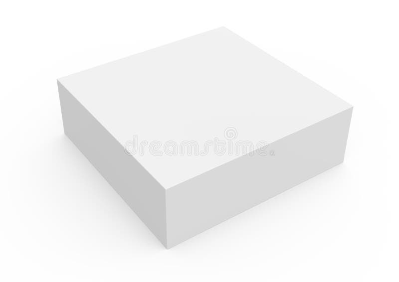 Download Thin Blank Template Box Model Stock Illustration ...
