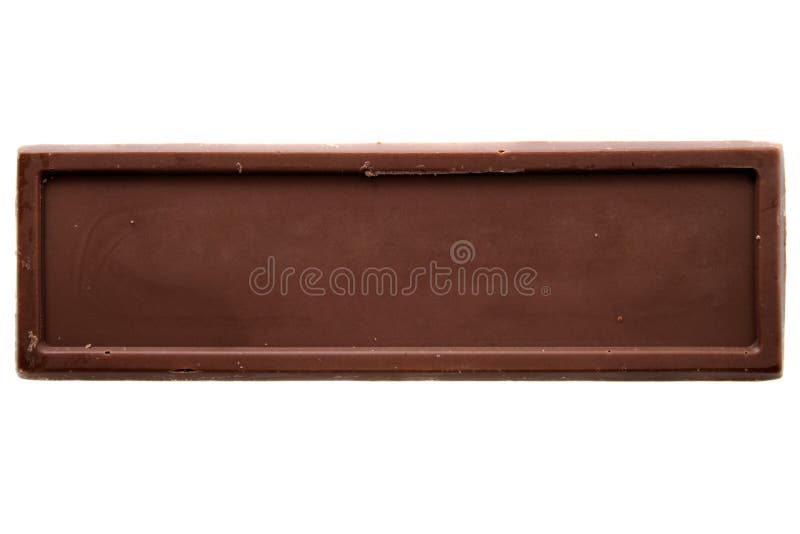 Thin Chocolate Bar Top View Stock Photo Image of candy, brown 23133380