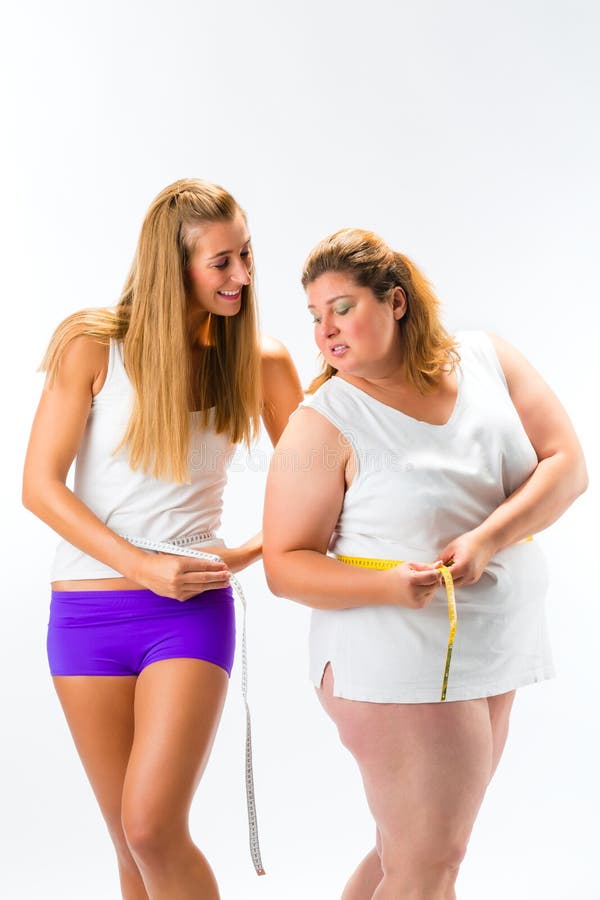 https://thumbs.dreamstime.com/b/thin-fat-woman-measuring-waist-tape-one-looking-unhappy-envious-studio-shot-isolated-white-32787649.jpg