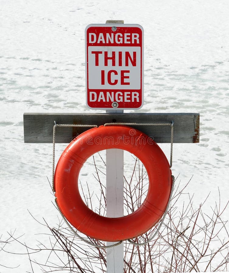 Thin Ice Sign